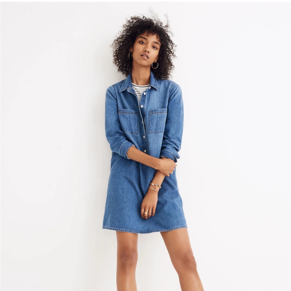 Madewell Denim Popover dress